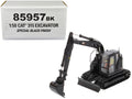 CAT Caterpillar 315 Track Type Hydraulic Excavator Special Black Finish with Operator "High Line" Series 1/50 Diecast Model by Diecast Masters-0