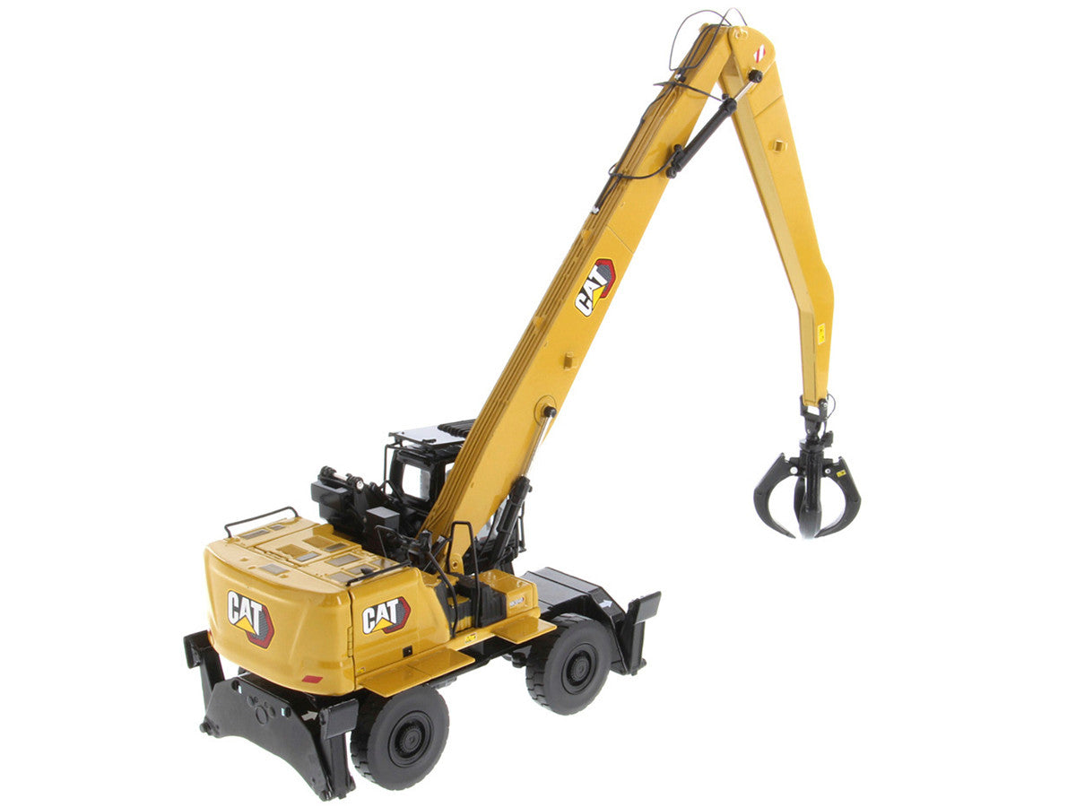 CAT Caterpillar MH3040 Wheel Material Handler with Operator "High Line Series" 1/50 Diecast Model by Diecast Masters-1