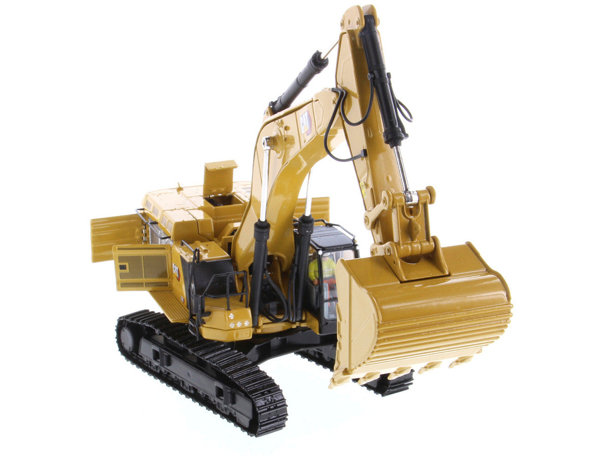 CAT Caterpillar 395 Next Generation Hydraulic Excavator "Mass Excavation Version" Yellow "High Line Series" 1/50 Diecast Model by Diecast Masters-2