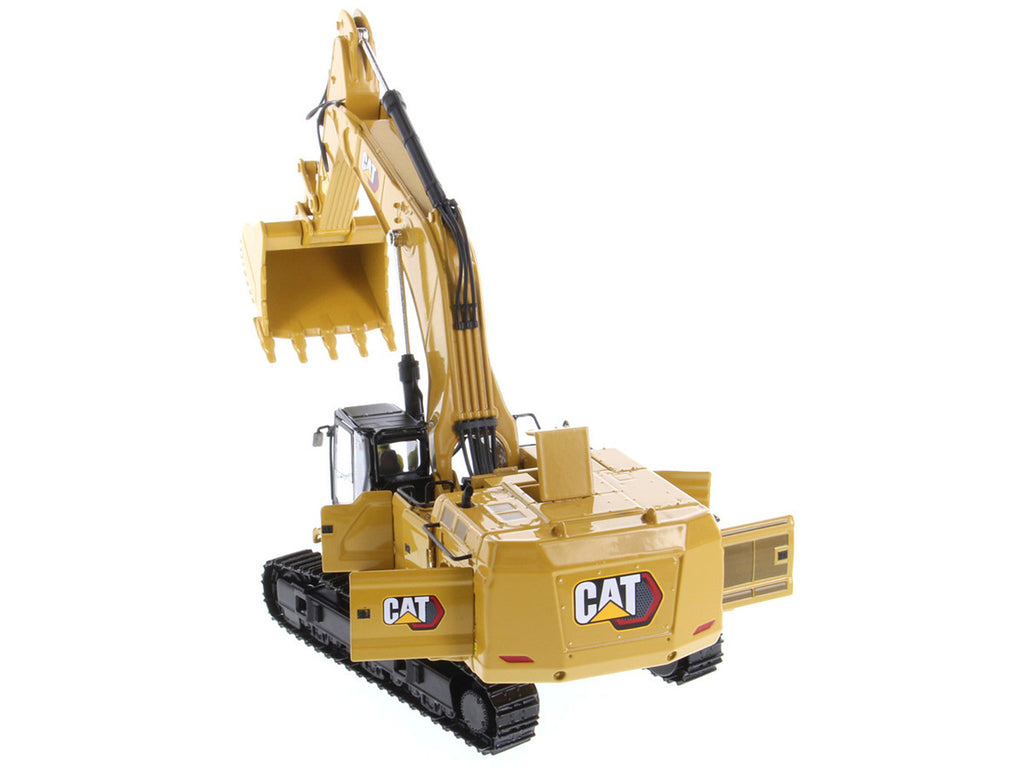 CAT Caterpillar 395 Next Generation Hydraulic Excavator "Mass Excavation Version" Yellow "High Line Series" 1/50 Diecast Model by Diecast Masters-1