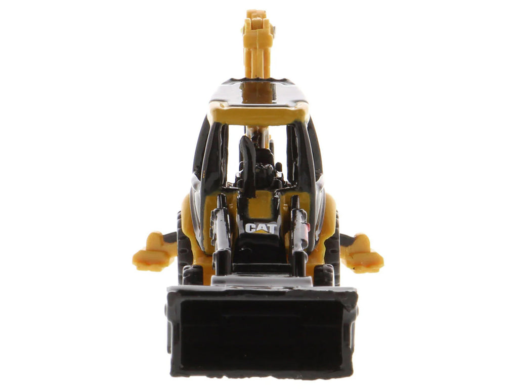CAT Caterpillar 420E Backhoe Loader Yellow "Micro-Constructor" Series Diecast Model by Diecast Masters-3