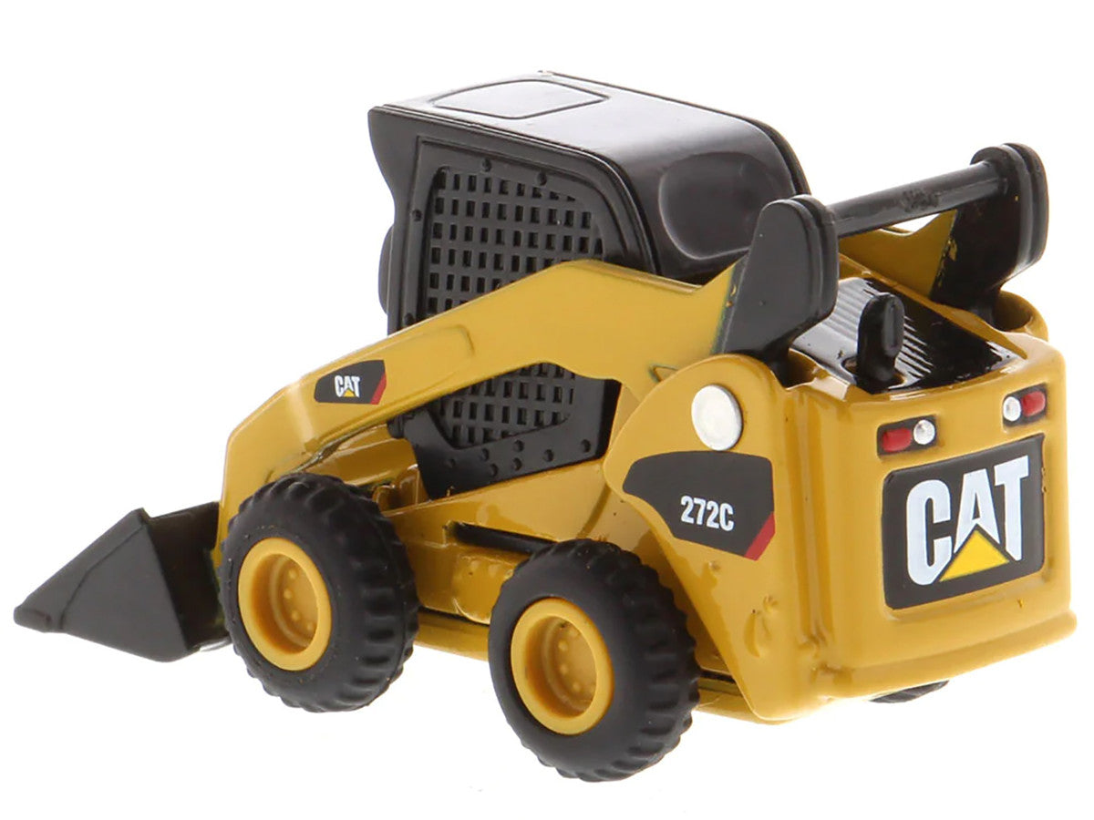 CAT Caterpillar 272C Skid Steer Loader Yellow "Micro-Constructor" Series Diecast Model by Diecast Masters-2