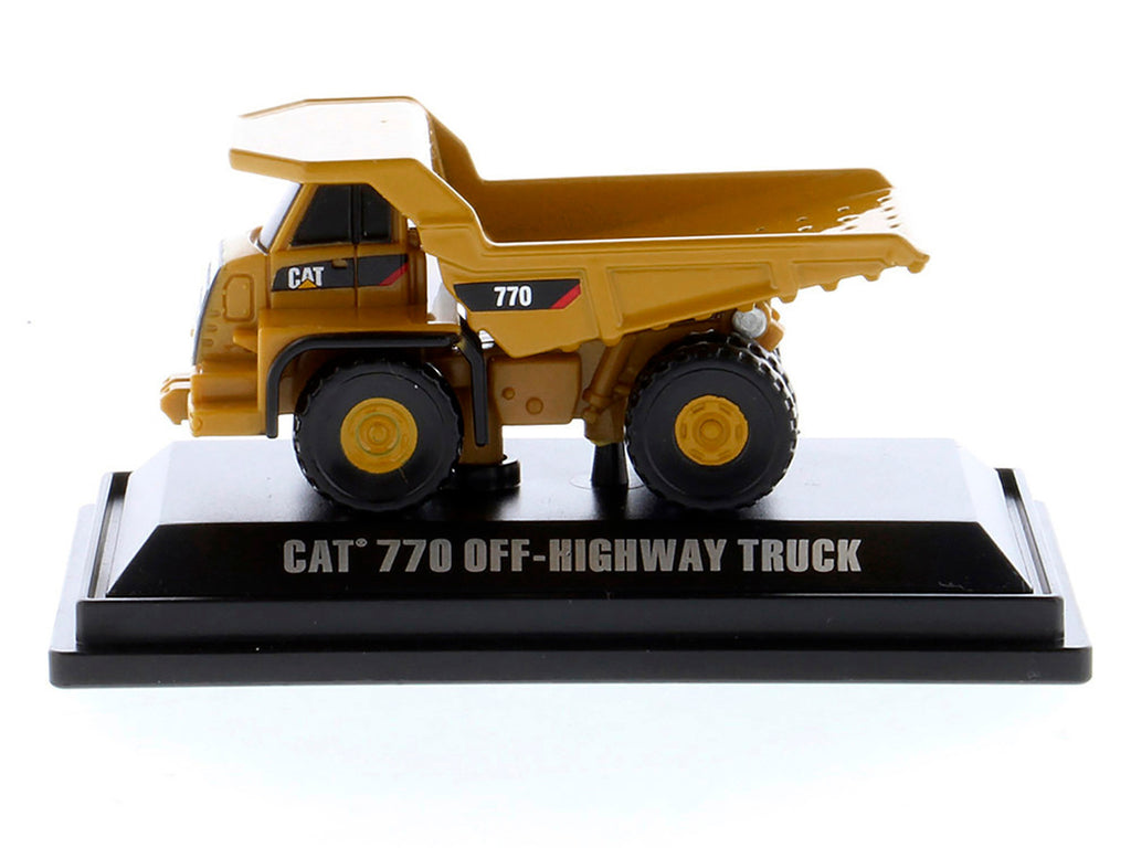 CAT Caterpillar 770 Off–Highway Truck Yellow "Micro-Constructor" Series Diecast Model by Diecast Masters-1