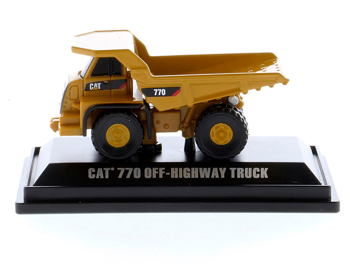 CAT Caterpillar 770 Off–Highway Truck Yellow "Micro-Constructor" Series Diecast Model by Diecast Masters-1