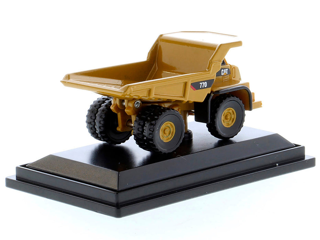 CAT Caterpillar 770 Off–Highway Truck Yellow "Micro-Constructor" Series Diecast Model by Diecast Masters-2