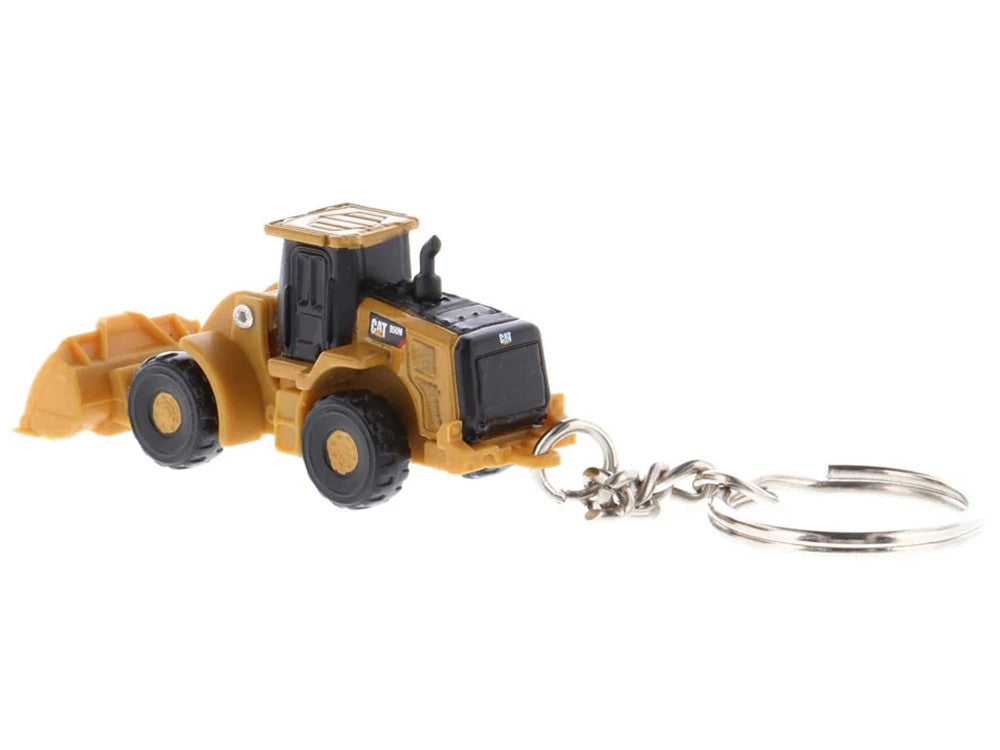 CAT Caterpillar 950M Wheel Loader Keychain Yellow Diecast Model by Diecast Masters-2
