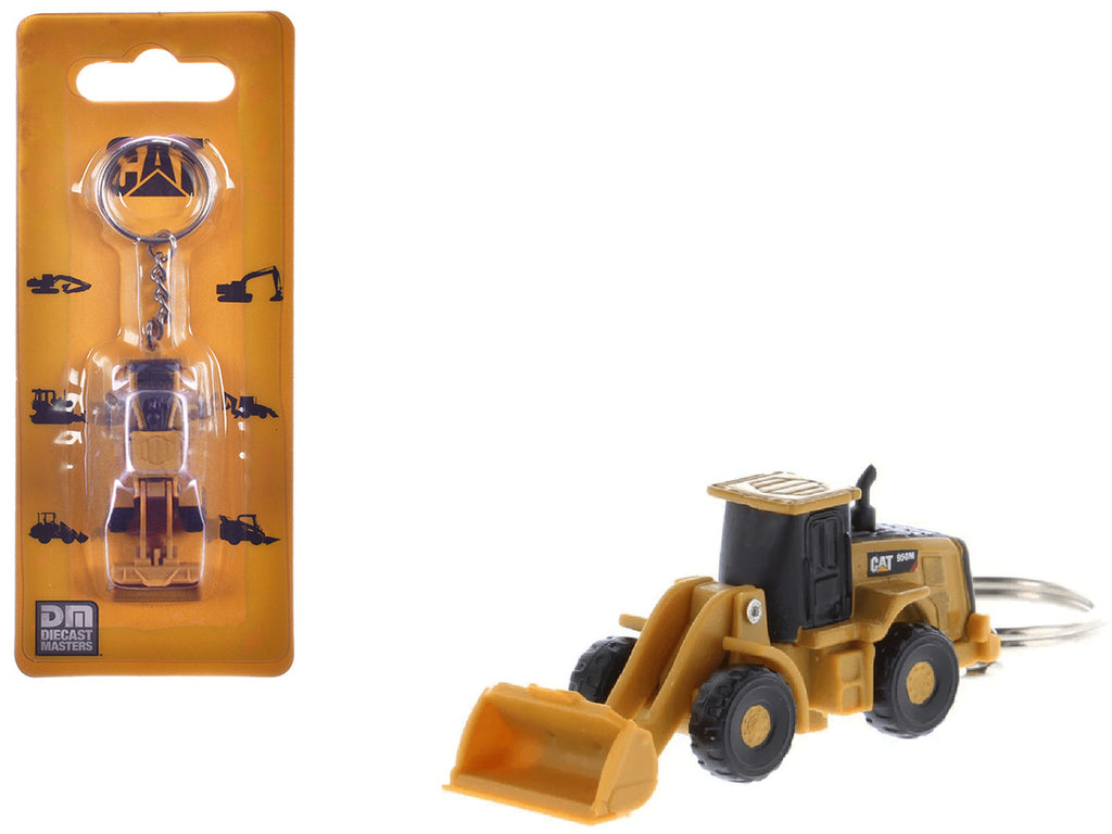 CAT Caterpillar 950M Wheel Loader Keychain Yellow Diecast Model by Diecast Masters-0