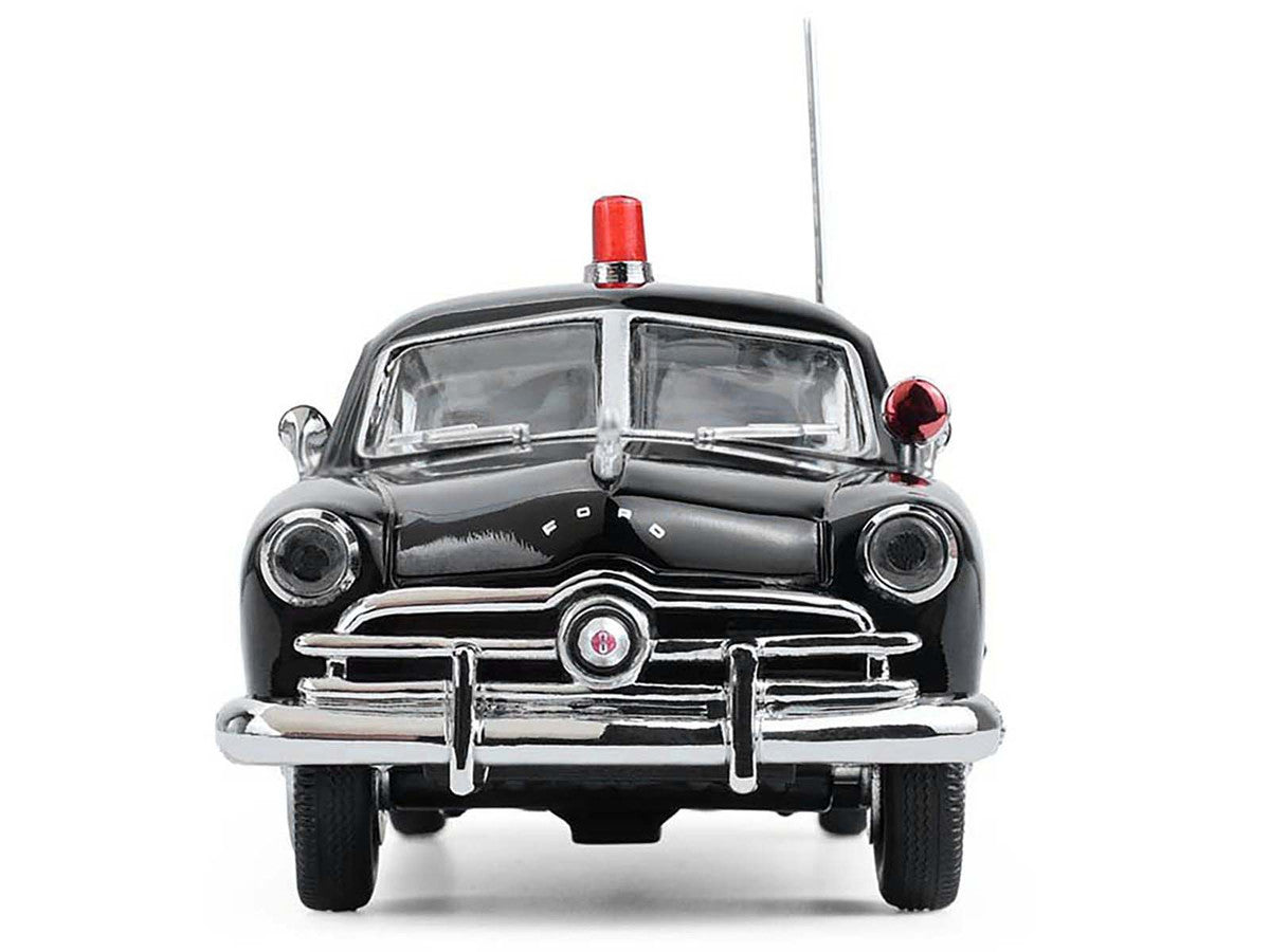 1949 Ford Custom Police Car "LAPD (Los Angeles Police Department)" Black and White 1/43 Diecast Model Car by Greenlight-1