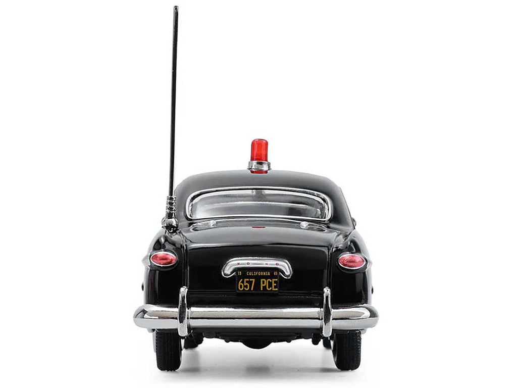 1949 Ford Custom Police Car "LAPD (Los Angeles Police Department)" Black and White 1/43 Diecast Model Car by Greenlight-2