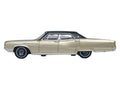 1968 Buick Electra 225 Ivory Gold Metallic with Black Top and White Interior 1/87 (HO) Scale Diecast Model Car by Oxford Diecast-0