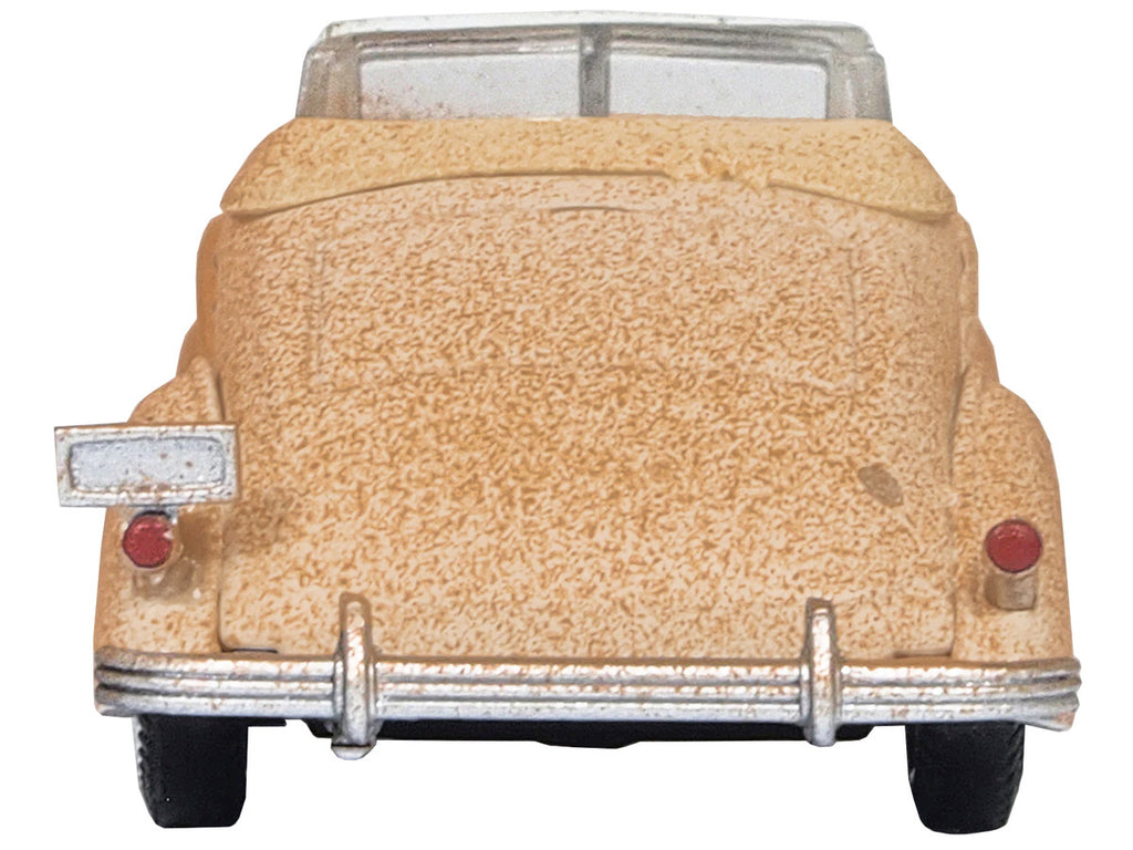 1936 Buick Special Convertible Coupe Beige (Rusted) "Junkyard Project" 1/87 (HO) Scale Diecast Model Car by Oxford Diecast-3