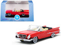 1961 Chrysler 300 Convertible Mardi Gras Red 1/87 (HO) Scale Diecast Model Car by Oxford Diecast-0