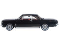 1963 Chevrolet Corvair Coupe Tuxedo Black with Red Interior  1/87 (HO) Scale Diecast Model Car by Oxford Diecast-0