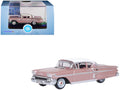 1958 Chevrolet Impala Sport Cay Coral Pink Metallic with White Top 1/87 (HO) Scale Diecast Model Car by Oxford Diecast-0