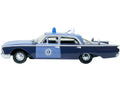 1960 Ford Fairlane Sedan "Massachusetts State Police Radar Car" Blue Two-Tone 1/87 (HO) Scale Diecast Model Car by Oxford Diecast-0