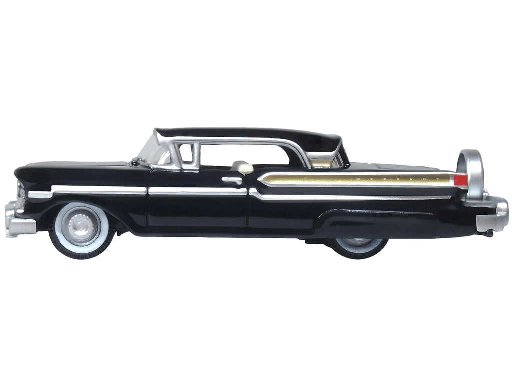 1957 Mercury Montclair Tuxedo Black 1/87 (HO) Scale Diecast Model Car by Oxford Diecast-1