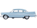 1959 Plymouth Savoy Sedan Powder Blue 1/87 (HO) Scale Diecast Model Car by Oxford Diecast-0