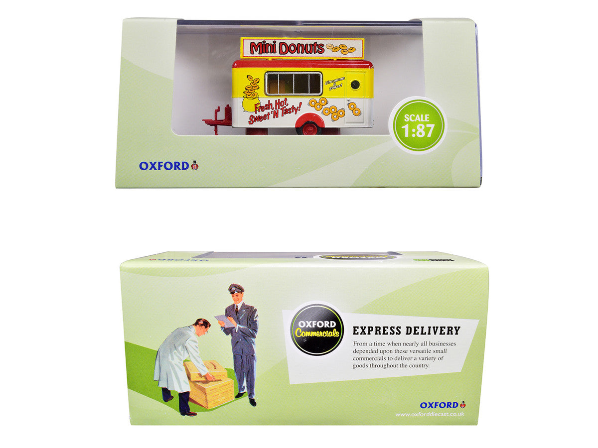 Mobile Food Trailer "Mini Donuts" 1/87 (HO) Scale Diecast Model by Oxford Diecast-2