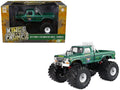 1975 Ford F-250 Monster Truck with 66-Inch Tires "Thumper" Green Metallic "Kings of Crunch" Series 1/43 Diecast Model Car by Greenlight-0