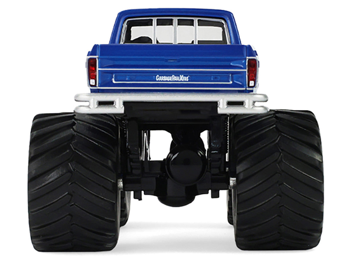 1976 Ford F-250 Monster Truck "Garbage Pail Kids 40th Anniversary - Buck Truck" Blue Metallic with Graphics "Kings of Crunch" Series 1/43 Diecast Model Car by Greenlight-1