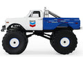 1972 Chevrolet K-10 Monster Truck "Chevron 150th Anniversary" White and Blue Metallic "Kings of Crunch" Series 1/43 Diecast Model Car by Greenlight-0