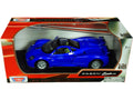 Pagani Zonda C12 Blue 1/24 Diecast Car Model by Motormax-0