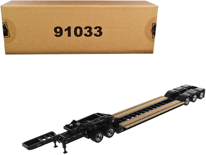 XL 120 Low-Profile HDG Outrigger Style Trailer with Jeep and 2 Boosters "Transport Series" 1/50 Diecast Model by Diecast Masters-0