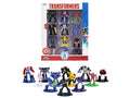 Set of 12 Diecast Figures "Transformers" Franchise "Nano Metalfigs" Series Diecast Models by Jada-0