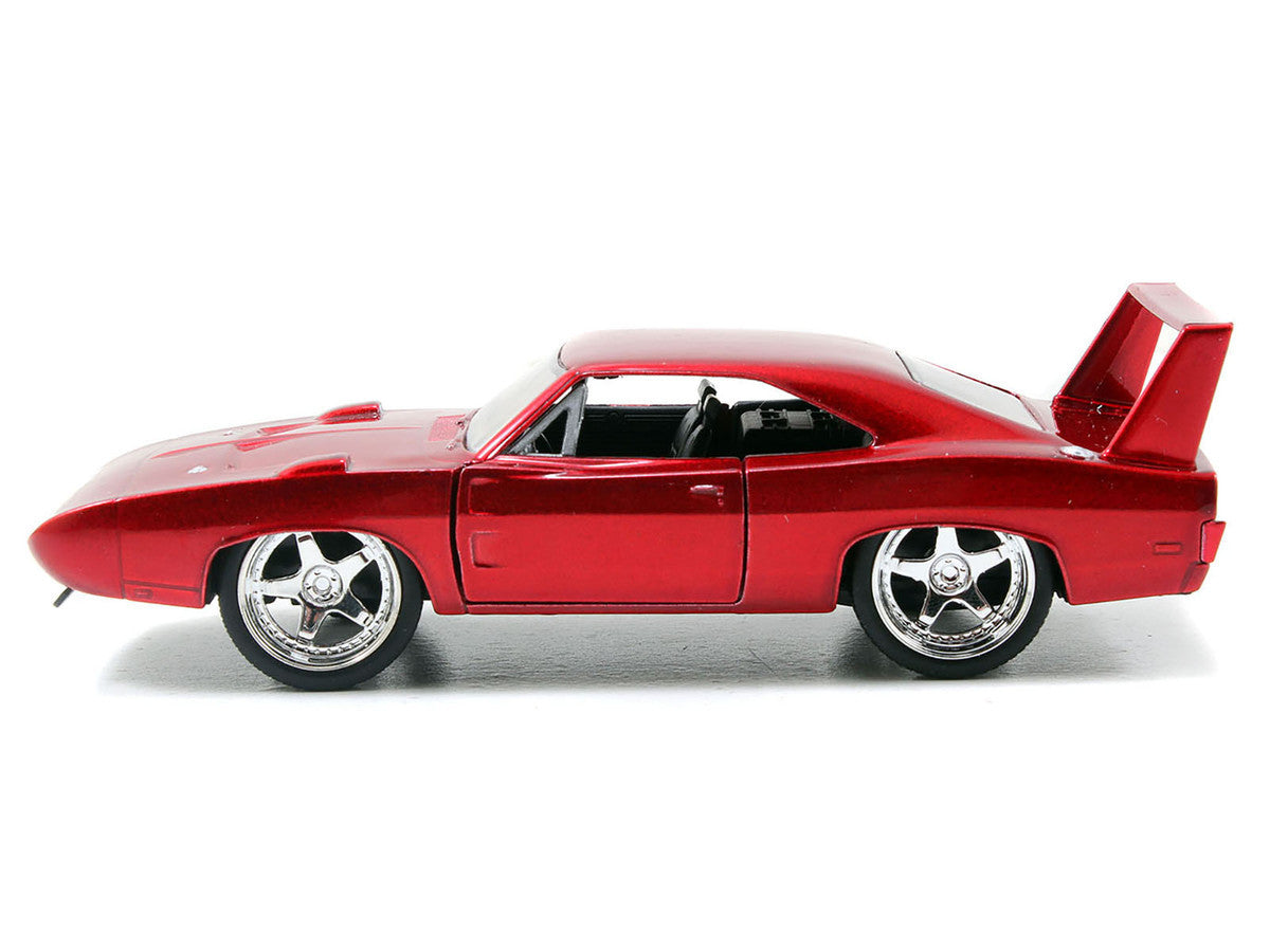 Dom's Dodge Charger Daytona Red Metallic "Fast & Furious 6" (2013) Movie "25 Years of Fast & Furious" Series die cast model car by Jada-2
