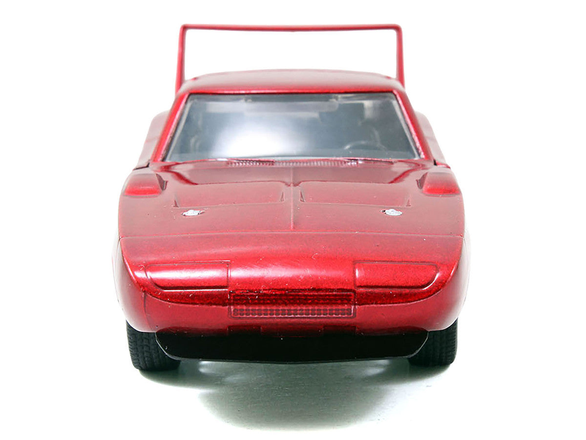 Dom's Dodge Charger Daytona Red Metallic "Fast & Furious 6" (2013) Movie "25 Years of Fast & Furious" Series die cast model car by Jada-1