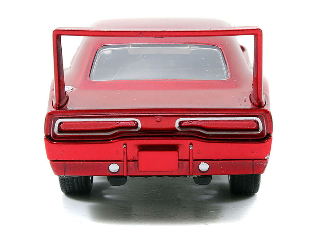 Dom's Dodge Charger Daytona Red Metallic "Fast & Furious 6" (2013) Movie "25 Years of Fast & Furious" Series die cast model car by Jada-0