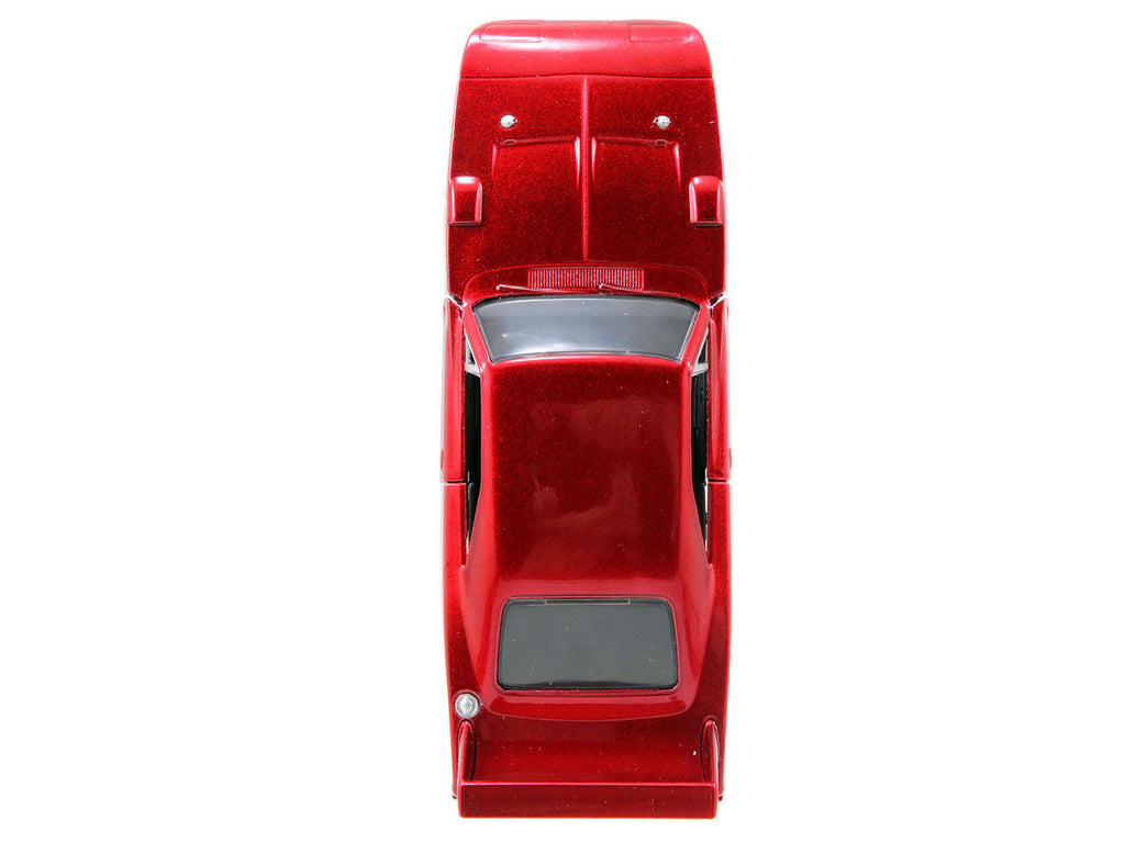 Dom's Dodge Charger Daytona Red Metallic "Fast & Furious 6" (2013) Movie "25 Years of Fast & Furious" Series die cast model car by Jada-3