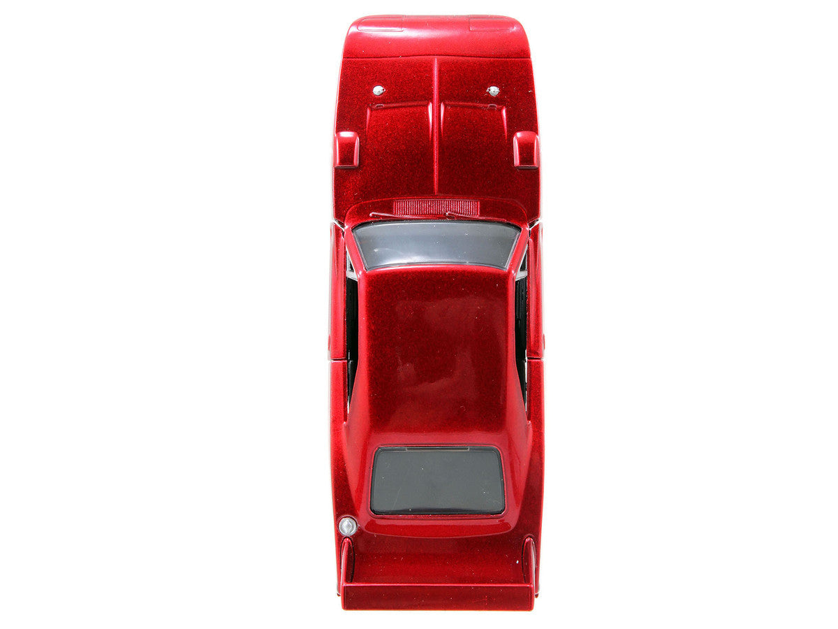 Dom's Dodge Charger Daytona Red Metallic "Fast & Furious 6" (2013) Movie "25 Years of Fast & Furious" Series die cast model car by Jada-3