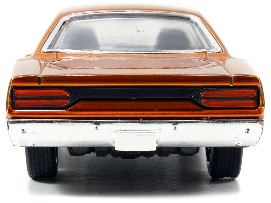 Dom's Plymouth Road Runner Orange Metallic with Matt Black Hood "Fast & Furious" Series 1/32 Diecast Model Car by Jada-3
