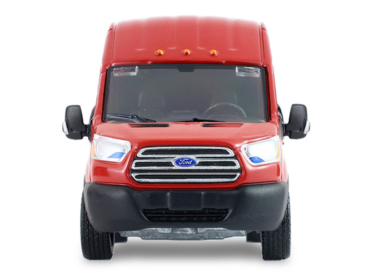 2019 Ford Transit LWB High Roof Van "Hobby Shop Auto Mechanic - Mobile Mechanic" Red with Car Jack and Battery "The Hobby Shop" Series 17 1/64 Diecast Model Car by Greenlight-1
