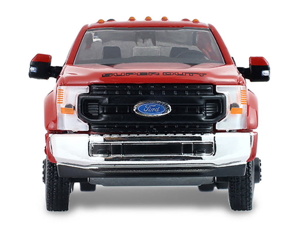 2022 Ford F-450 Dually Pickup Truck "Hobby Shop Auto Mechanic" Red with Mechanic Figure "The Hobby Shop" Series 17 1/64 Diecast Model Car by Greenlight-3