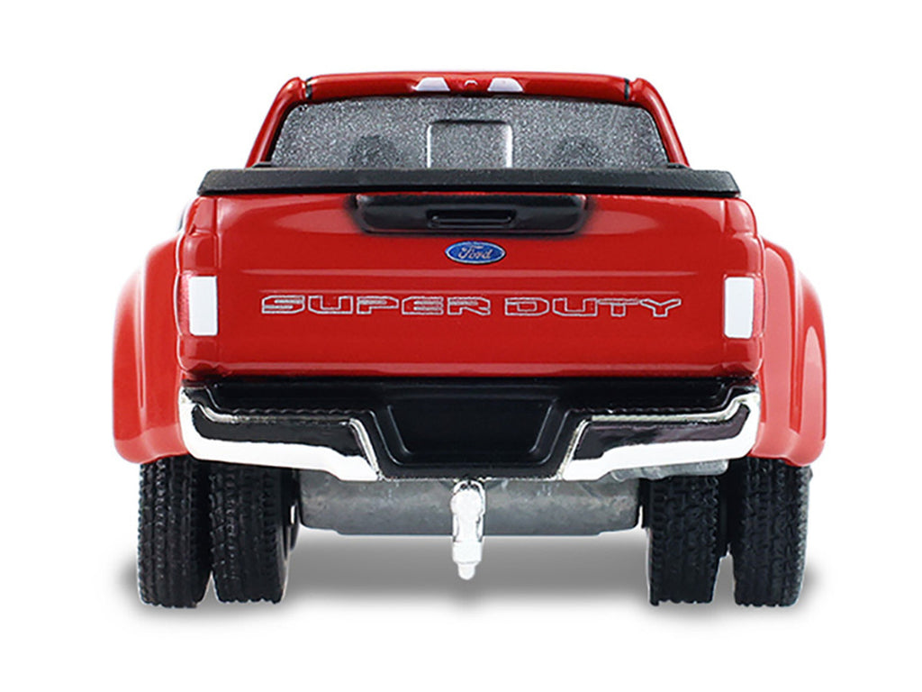 2022 Ford F-450 Dually Pickup Truck "Hobby Shop Auto Mechanic" Red with Mechanic Figure "The Hobby Shop" Series 17 1/64 Diecast Model Car by Greenlight-0