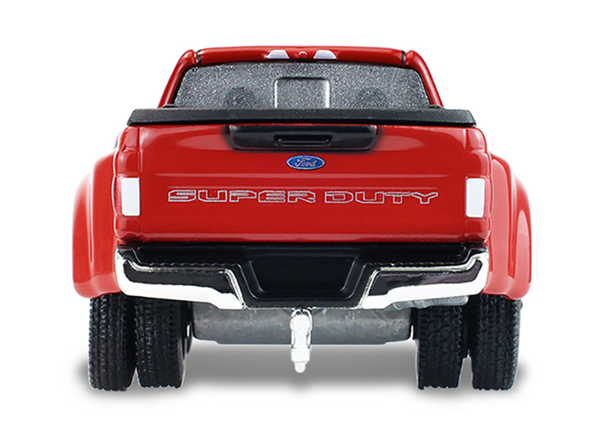 2022 Ford F-450 Dually Pickup Truck "Hobby Shop Auto Mechanic" Red with Mechanic Figure "The Hobby Shop" Series 17 1/64 Diecast Model Car by Greenlight-0