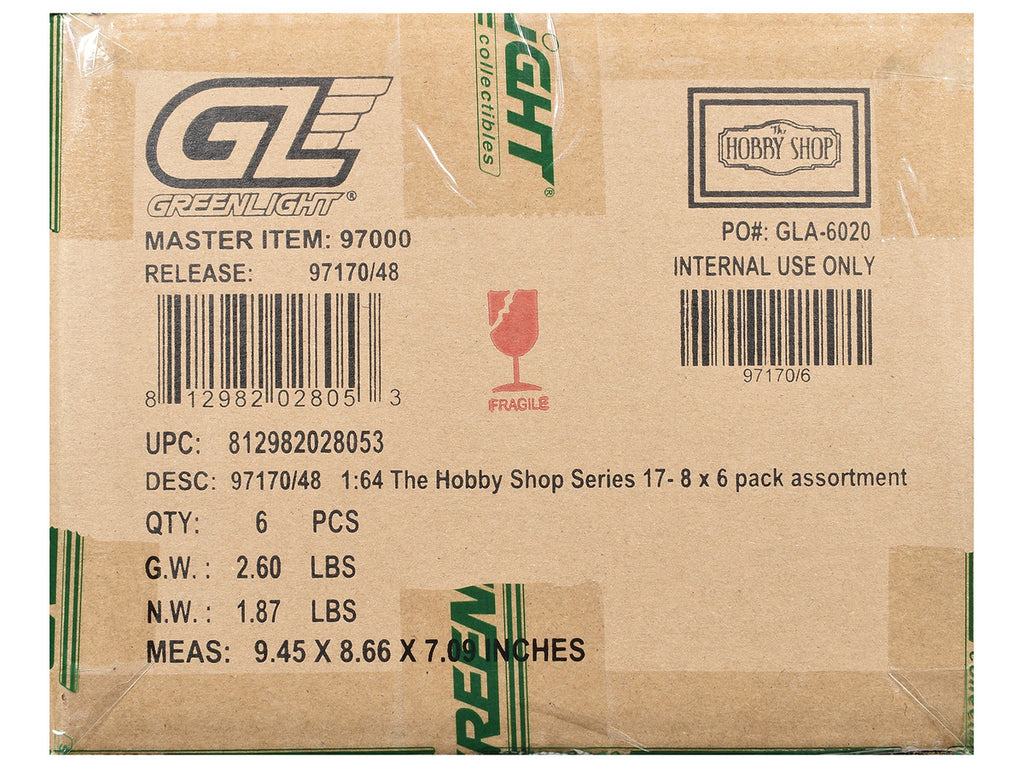 "The Hobby Shop" Series 17 Set of 6 pieces 1/64 Diecast Model Cars by Greenlight-0