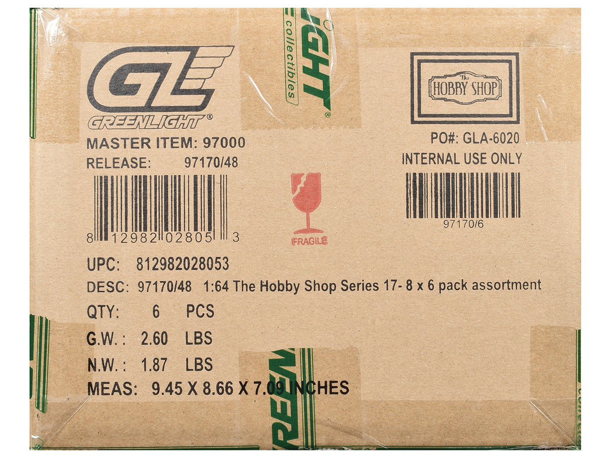 "The Hobby Shop" Series 17 Set of 6 pieces 1/64 Diecast Model Cars by Greenlight-0
