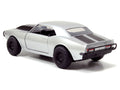 Roman's Chevrolet Camaro Z/28 Silver with Black Stripes "Fast & Furious 7" (2015) Movie 1/32 Diecast Model Car by Jada-0
