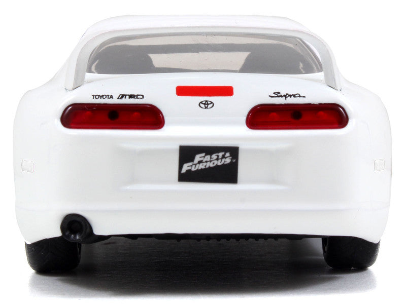 Brian's Toyota Supra White "Fast & Furious 7" (2015) Movie "25 Years of Fast & Furious" Series 1/32 Diecast Model Car by Jada-2