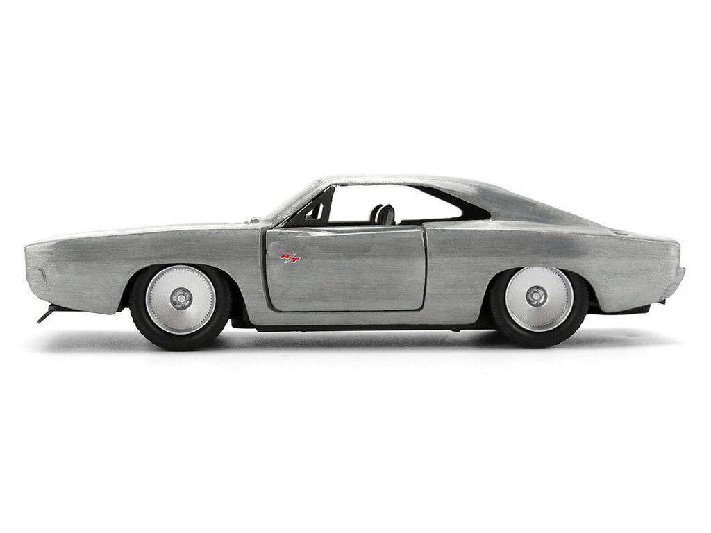 Dom's Dodge Charger R/T Raw Metal "Fast & Furious 7" (2015) Movie 1/32 Diecast Model Car by Jada-0