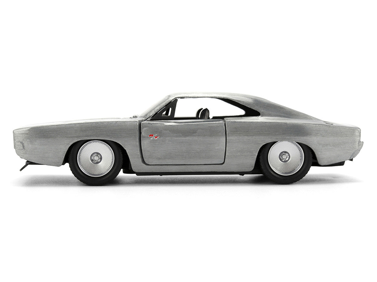 Dom's Dodge Charger R/T Raw Metal "Fast & Furious 7" (2015) Movie 1/32 Diecast Model Car by Jada-0