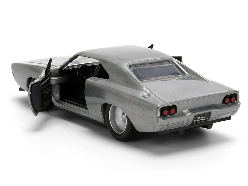 Dom's Dodge Charger R/T Raw Metal "Fast & Furious 7" (2015) Movie 1/32 Diecast Model Car by Jada-2
