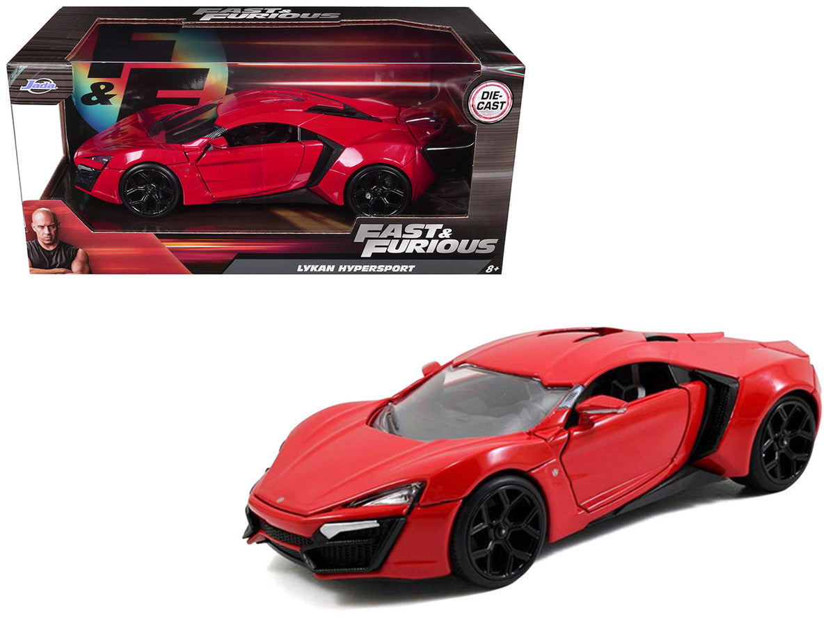 Lykan Hypersport Red "Fast & Furious 7" (2015) Movie 1/24 Diecast Model Car by Jada-0
