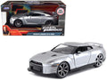 Brian's Nissan GT-R (R35) Silver Metallic "Fast & Furious" Movie 1/32 Diecast Model Car by Jada-0
