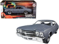 Dom's Chevrolet Chevelle SS Matt Gray "Fast & Furious" Movie 1/24 Diecast Model Car by Jada-0