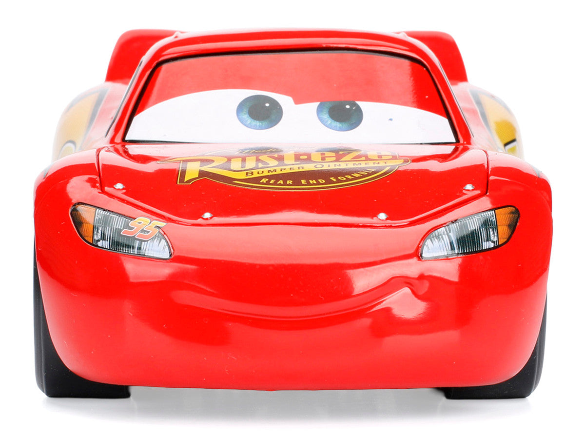 Lightning McQueen #95 Red Disney & Pixar "Cars" Movie "Hollywood Rides" Series Diecast Model Car by Jada-2