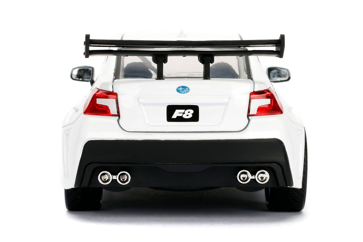 Mr. Little Nobody's Subaru WRX STI White "Fast & Furious F8: The Fate of the Furious" Movie 1/24 Diecast Model Car  by Jada-0